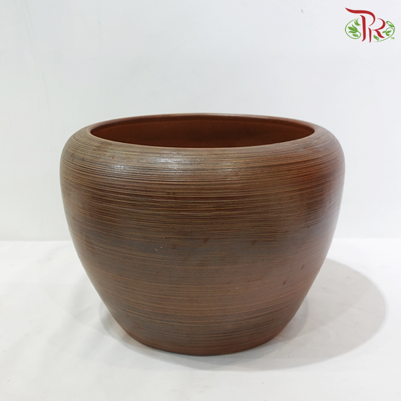 ZZY-Bali Pot (No Holes) - Brown