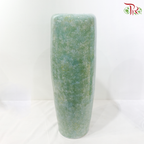 Bicolour Green & Turquoise Cylinder Vase (Refined Edge Vase) (With Size Option)