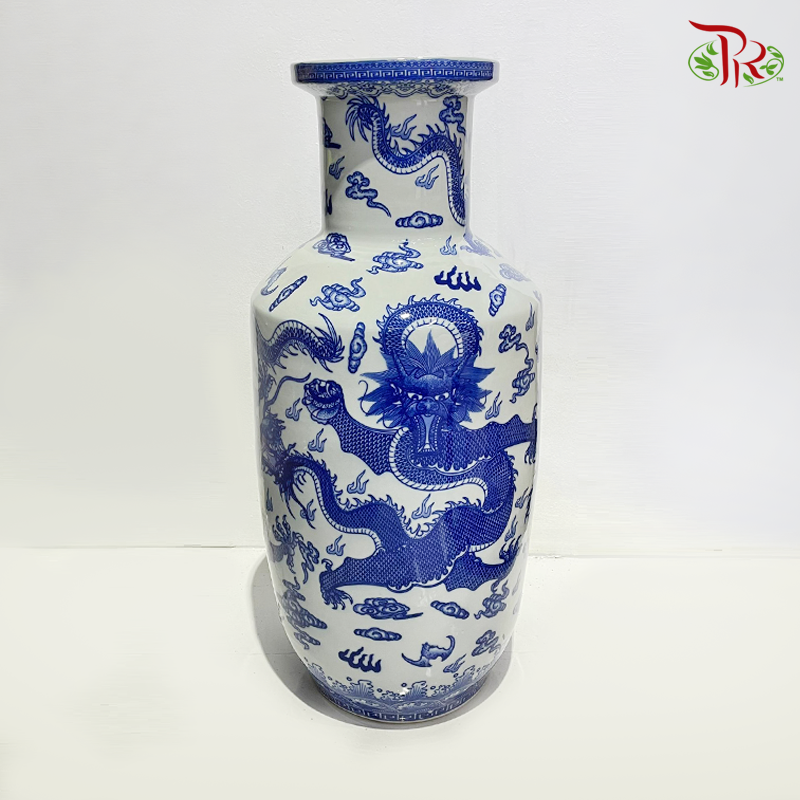 A150 Ceramic Jing De Vase (A150CJDV)-Pudu Ria Florist-prflorist.com.my
