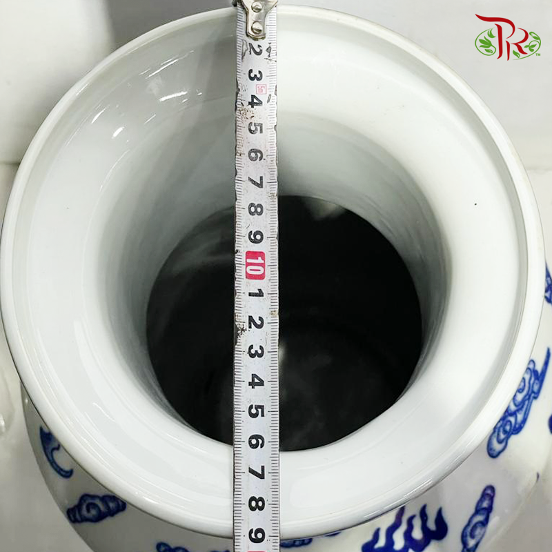 A150 Ceramic Jing De Vase (A150CJDV)-Pudu Ria Florist-prflorist.com.my