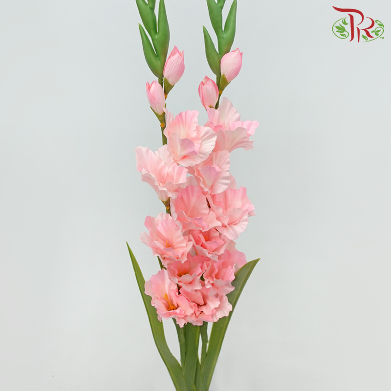 Artificial Gladiolus Spray - Pink (2 Stems）-Pink-Pudu Ria Florist-prflorist.com.my