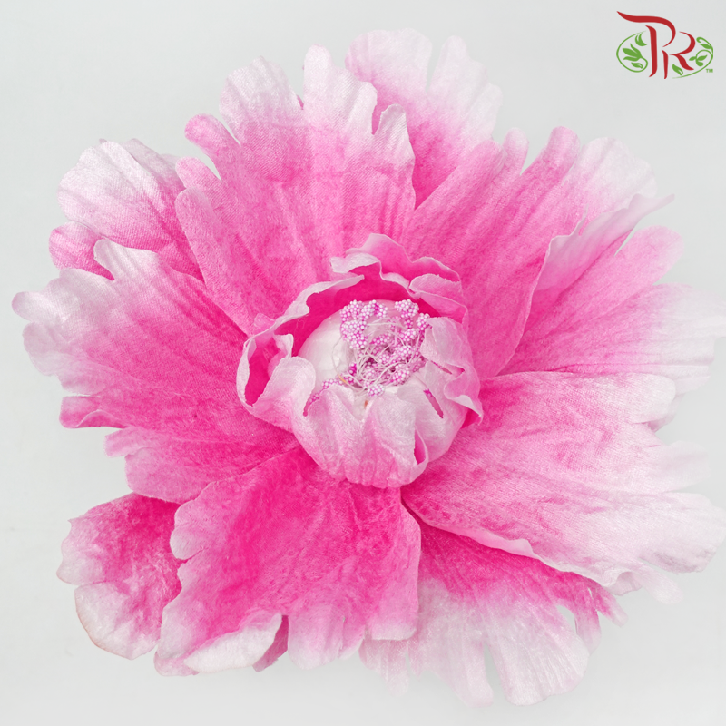 Artificial Peony Flower With Stem (30cm) - Pink-Pink-Pudu Ria Florist-prflorist.com.my