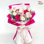 Barbie Pink Bouquet (M size)-Pudu Ria Florist-prflorist.com.my
