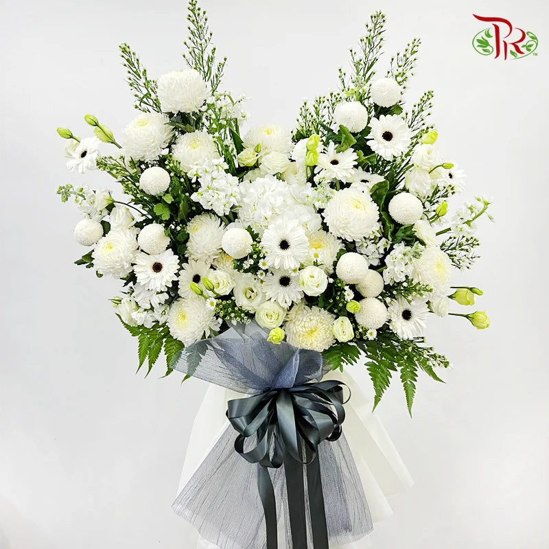Bereavement Stand In White/ Cream Color