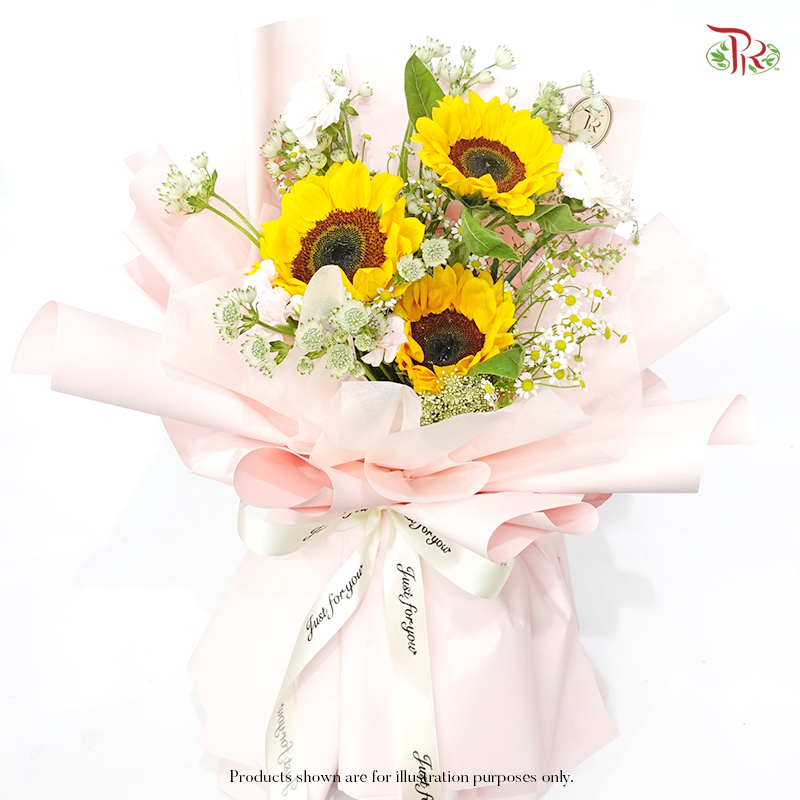 Sunflower Bouquet-1 (M size) - Pudu Ria Florist