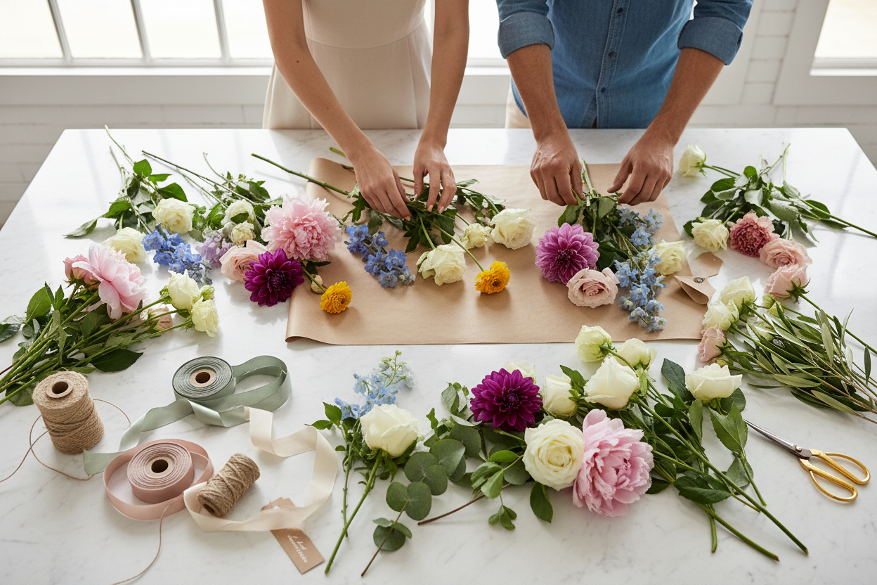 Build Your Own Flower Arrangement – Slide Image