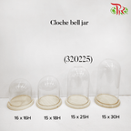Cloche Bell Jar (320225) - H25 x D15 cm-China-prflorist.com.my