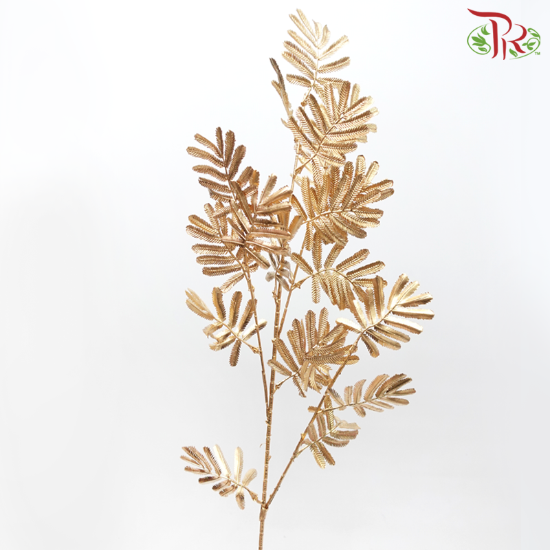 CNY Artificial Gold Leaf - Sword Fern (5 Units)-China-prflorist.com.my