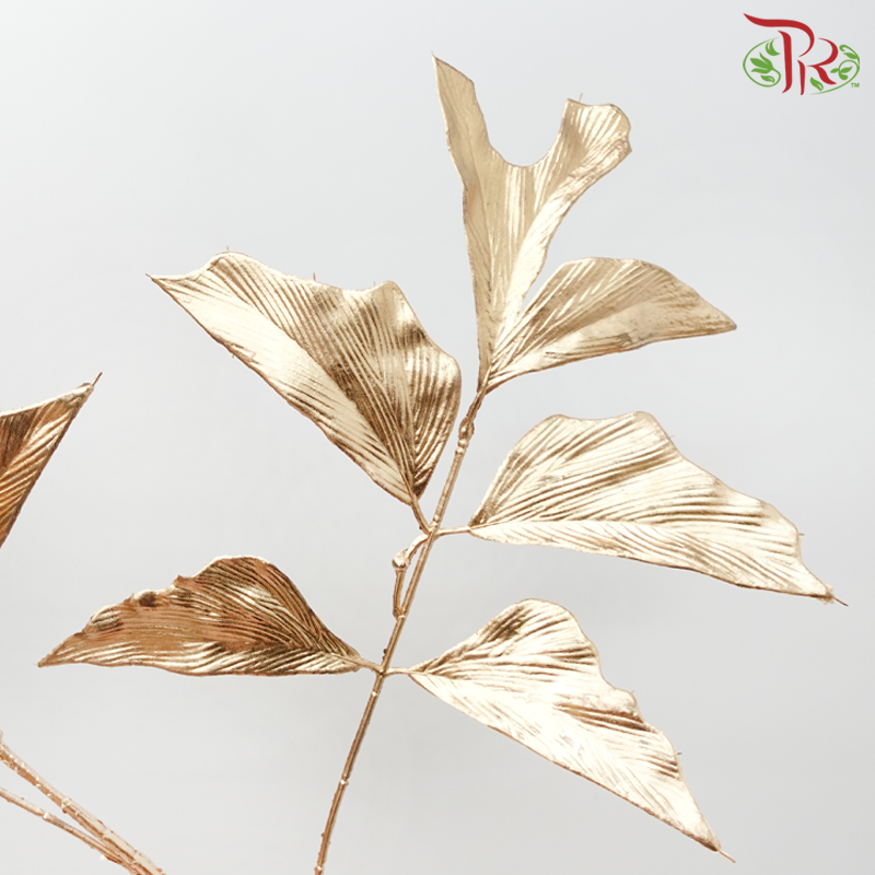 CNY Artificial Gold Leaf - Tatar Maple (5 Units)-China-prflorist.com.my