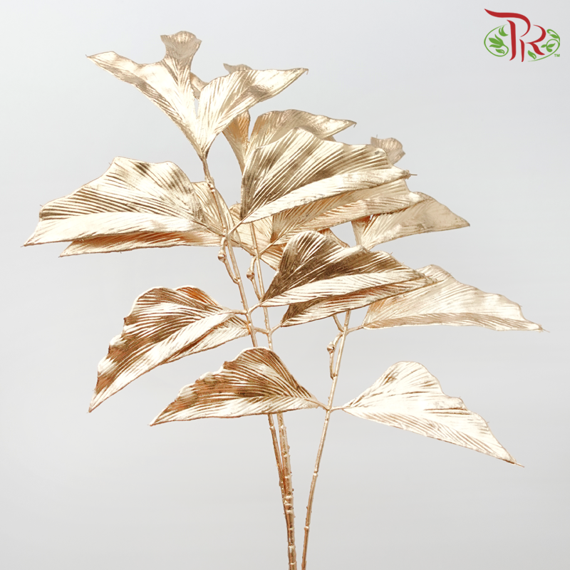 CNY Artificial Gold Leaf - Tatar Maple (5 Units)-China-prflorist.com.my