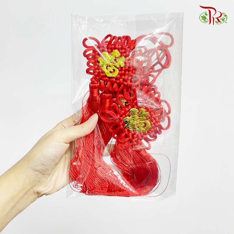CNY Hanging Ornament （6cm 福)- (5 units)-Pudu Ria Florist-prflorist.com.my
