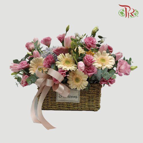 Designer Series 19 - Flower Basket Arrangement-Pudu Ria Florist-prflorist.com.my