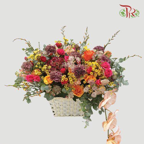 Designer Series 22 - Flower Basket Arrangement-Pudu Ria Florist-prflorist.com.my
