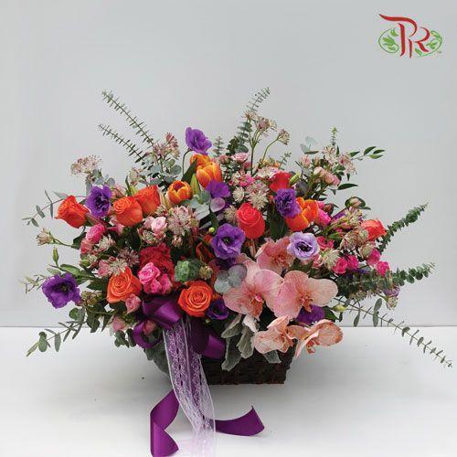 Designer Series 23 - Flower Basket Arrangement-Pudu Ria Florist-prflorist.com.my