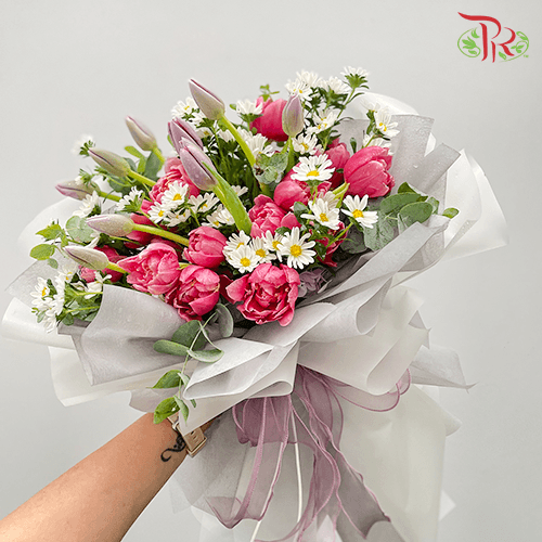 Designer Series 25 - Tulip Flower Arrangement-Pudu Ria Florist-prflorist.com.my