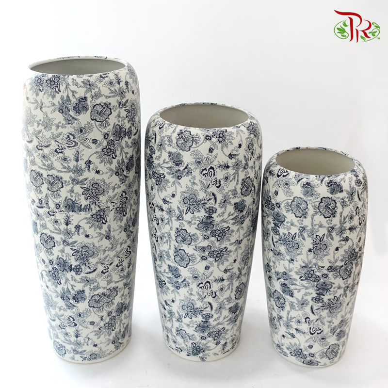 Vintage Vase- Floral Fortune