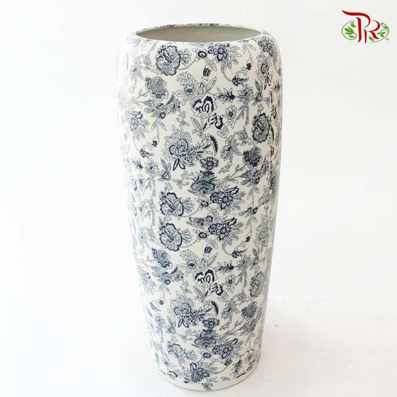 Vintage Vase- Floral Fortune