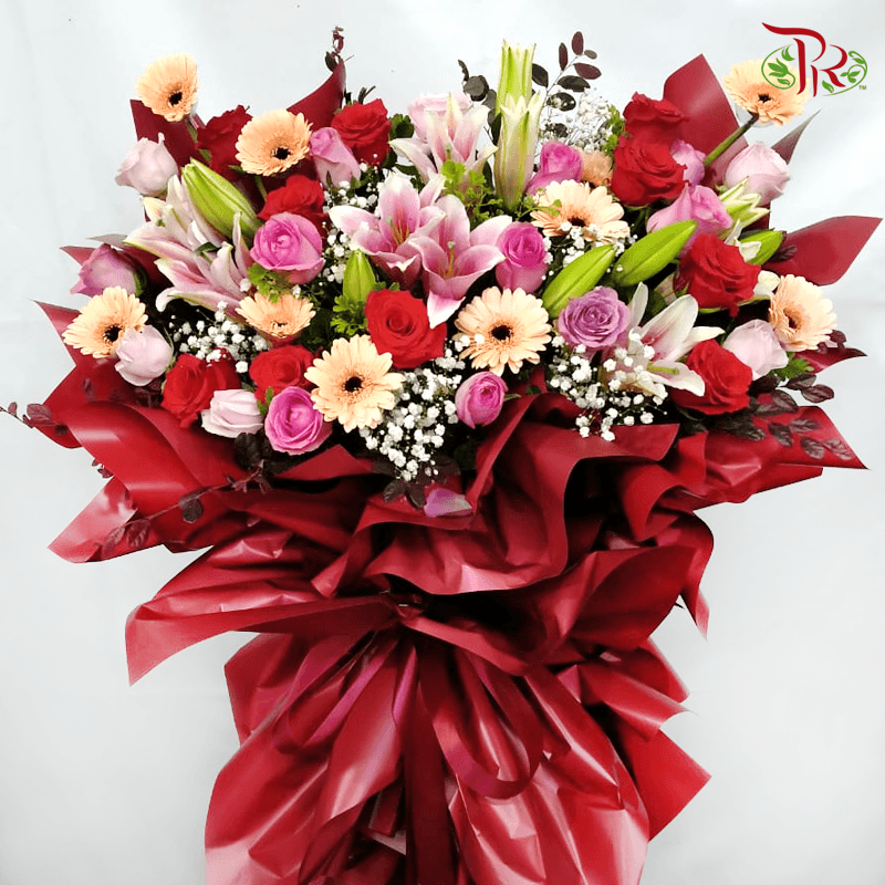 Grand Opening Stand With Lily Theme-Pudu Ria Florist-prflorist.com.my