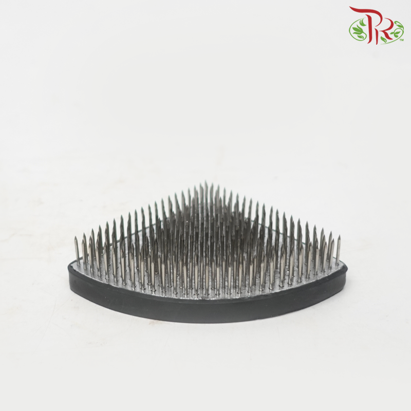(Ikebana Kenzan Flower Frog) Jian Shan Apricot Leaf Type Stainless Steel Needle 310000033