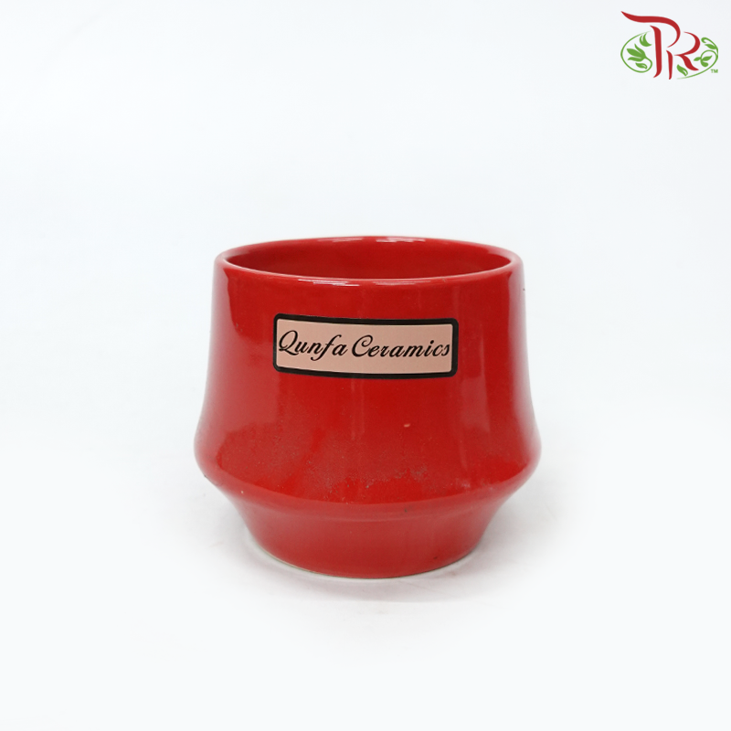 JT-266 Red Pot (JT266R)-Pudu Ria Florist-prflorist.com.my