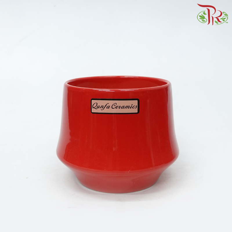 JT-266 Red Pot (JT266R)-Pudu Ria Florist-prflorist.com.my