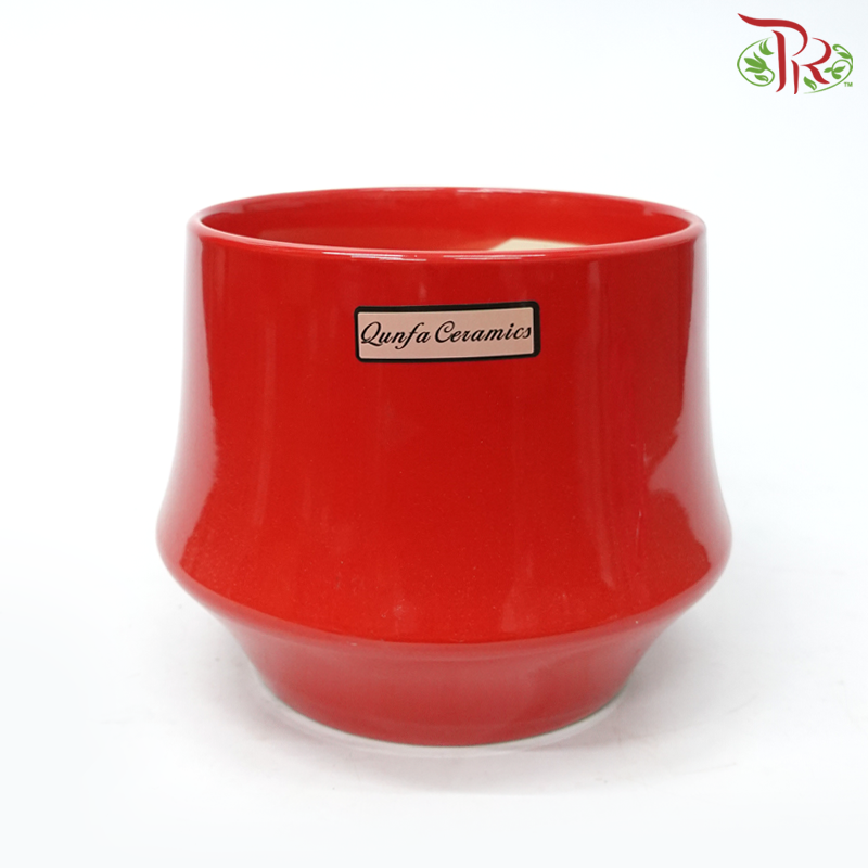 JT-266 Red Pot (JT266R)-Pudu Ria Florist-prflorist.com.my