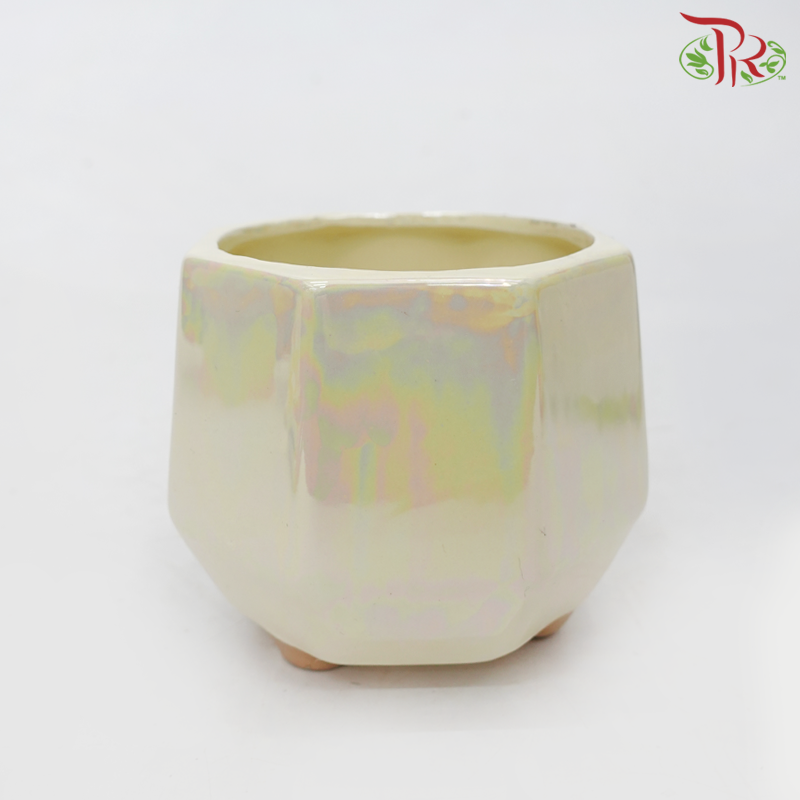 JZ-DW - Asst Pot (JZ-DW0288)-Light Yellow-Pudu Ria Florist-prflorist.com.my