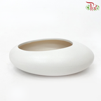 LYX - White Pot (LYX2071W)-Pudu Ria Florist-prflorist.com.my