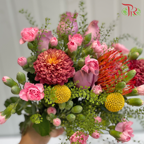 Mid - Autumn Festival Flower Bunch (Seasonal Only - 500g)-Pudu Ria Florist-prflorist.com.my