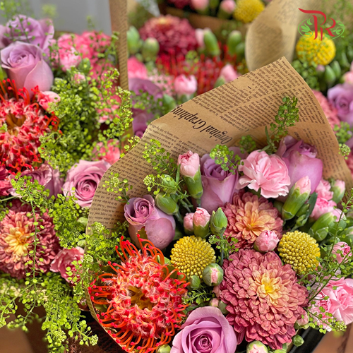 Mid - Autumn Festival Flower Bunch (Seasonal Only - 500g)-Pudu Ria Florist-prflorist.com.my