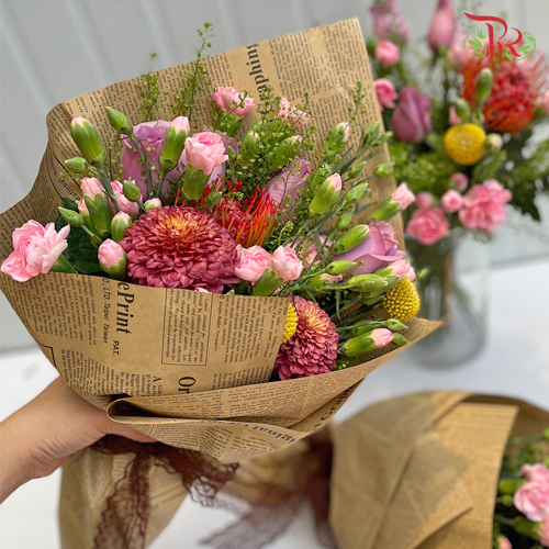 Mid - Autumn Festival Flower Bunch (Seasonal Only - 500g)-Pudu Ria Florist-prflorist.com.my