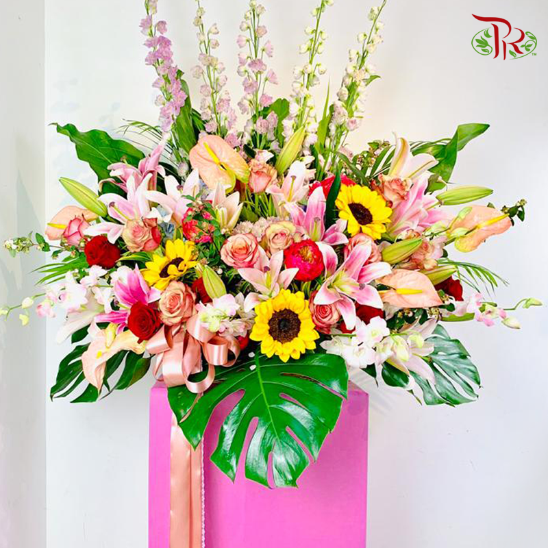 Opening Stand In Light Colour Tone-Pudu Ria Florist-prflorist.com.my
