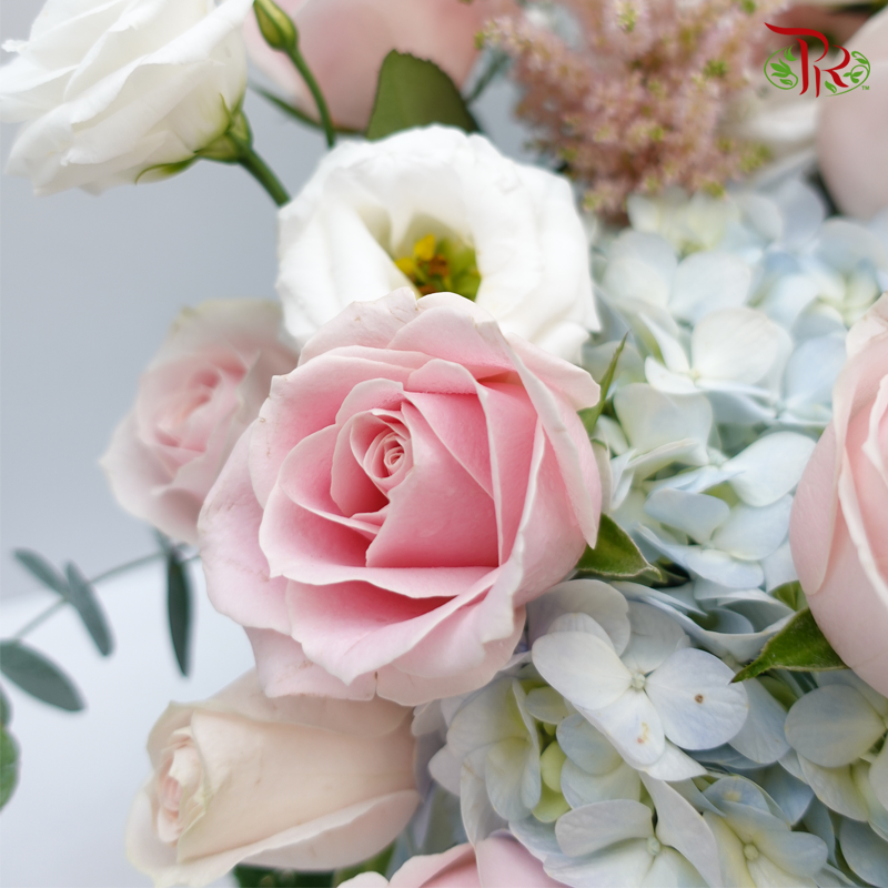 Pastel Colour Mixed Flowers Arrangement-Pudu Ria Florist-prflorist.com.my