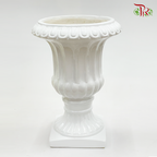Roman Pot- White (40cm-60cm)-Pudu Ria Florist-prflorist.com.my