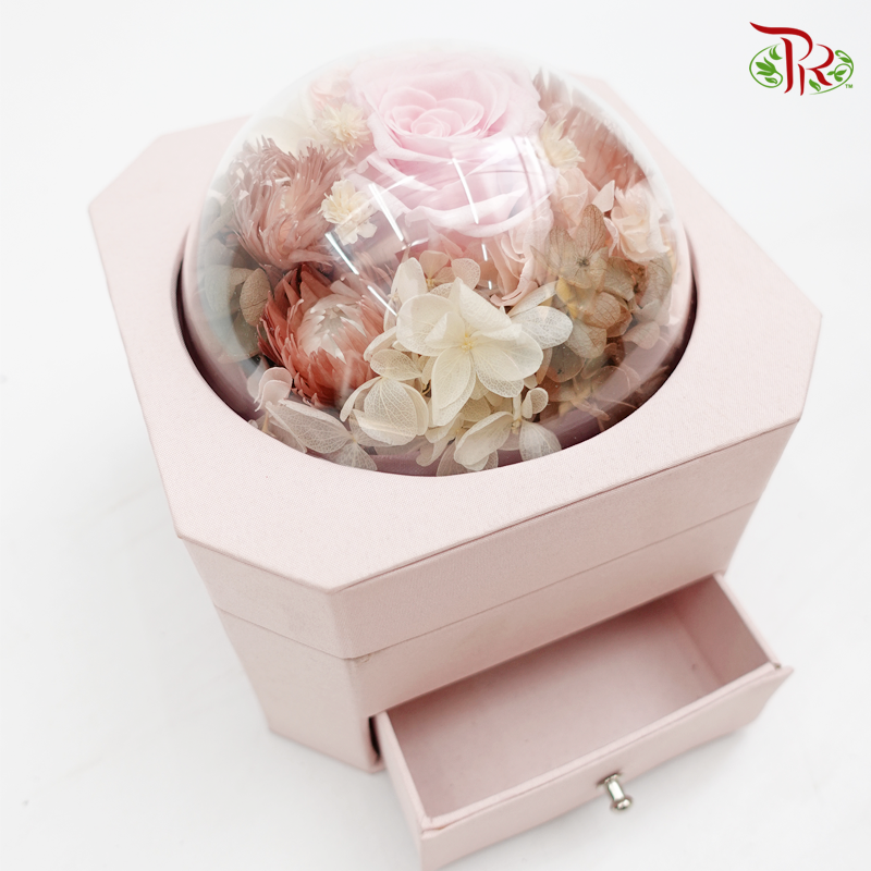 Romance -Preserved Flower Box-Pudu Ria Florist-prflorist.com.my