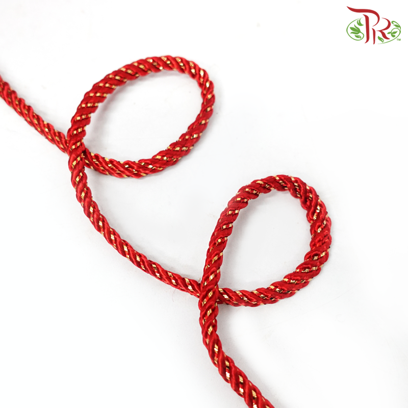 Rope Chinese - Red (6mm)-Red-Pudu Ria Florist-prflorist.com.my