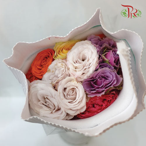 Rose Spray Rainbow - 1-Rainbow-Kenya-prflorist.com.my