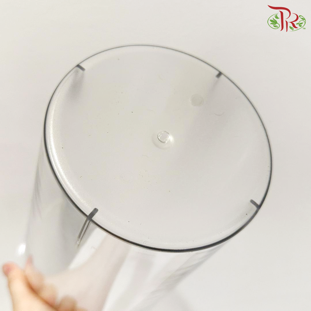 Acrylic Cylinder Plastic Vase (With Size Options)