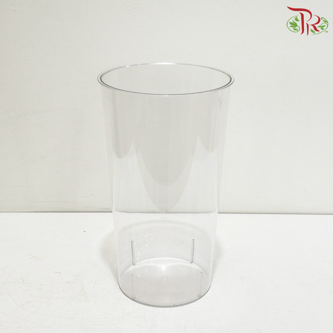 Acrylic Cylinder Plastic Vase (With Size Options)