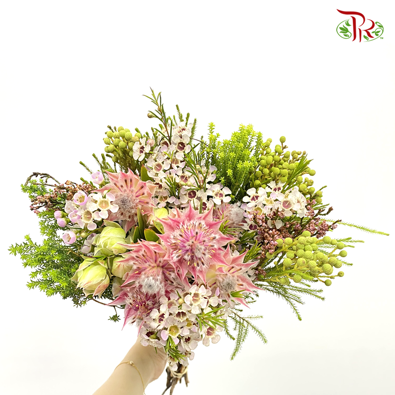 Safari Blushing Bride Bouquet - (Per Bunch)-Pink-Africa-prflorist.com.my