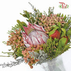 Safari Mix (Cone/Cape) - #3 (Per Bunch) **Random Choose Cone/Fillers-Pink-Africa-prflorist.com.my