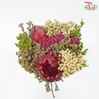 Safari Premium Bouquet Protea With Lanu - (Per Bunch) **Random Cone/Fillers-Africa-prflorist.com.my