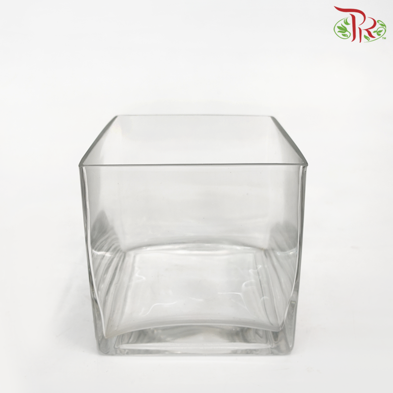 Square Vase - (164815)-Pudu Ria Florist-prflorist.com.my