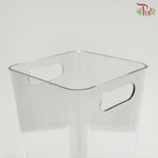 Acrylic Square Container (With Size Options)