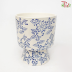 SSJ - Qing Hua Ci Pot (SSJ-025)-Lian Hua Pot (SSJ025LH)-Pudu Ria Florist-prflorist.com.my