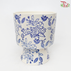 SSJ - Qing Hua Ci Pot (SSJ-025)-Mei Gui Pot (SSJ025MG)-Pudu Ria Florist-prflorist.com.my
