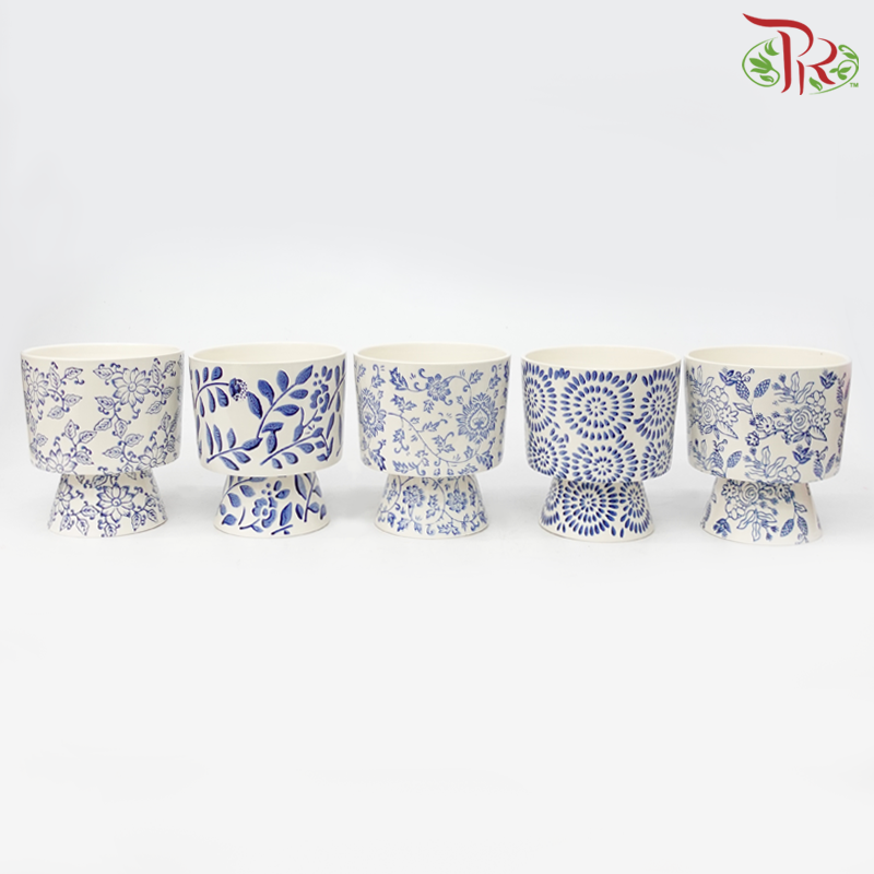 SSJ - Qing Hua Ci Pot (SSJ-025)-Pudu Ria Florist-prflorist.com.my