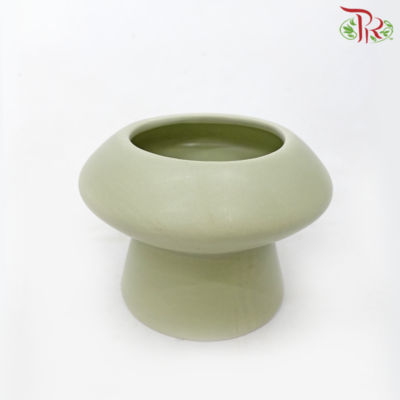 TY - Pot (TY-8824)-Green-Pudu Ria Florist-prflorist.com.my