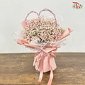 V6- Baby's Breath Hand Bouquet (Medium Size Hand Bouquet)-Pudu Ria Florist-prflorist.com.my