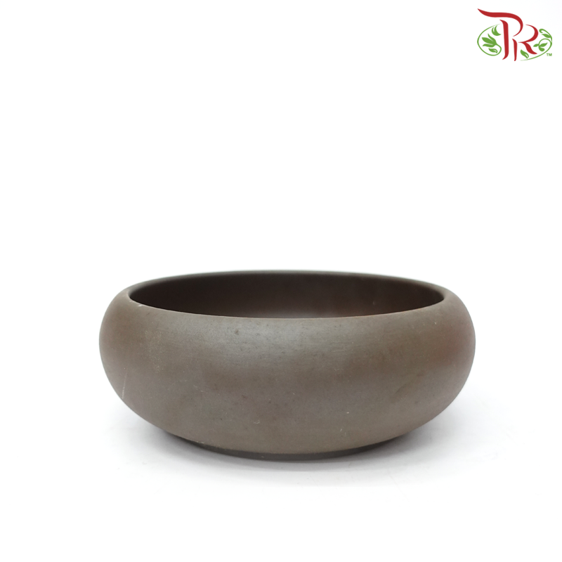 XS - Brown Series Pot (XS-18028)-Dark Brown-Pudu Ria Florist-prflorist.com.my